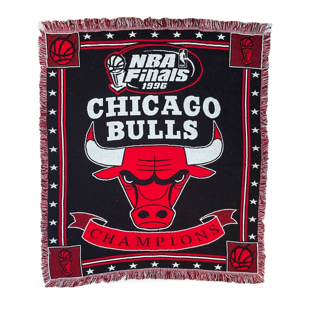 Vintage 1996 Chicago Bulls Throw